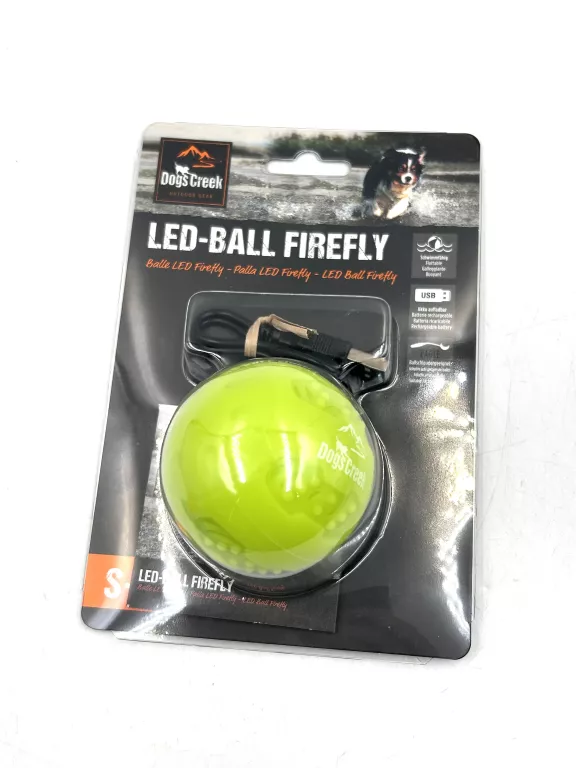 PIŁKA DLA PSA DOGS CREEK LED-BALL FIREFLY