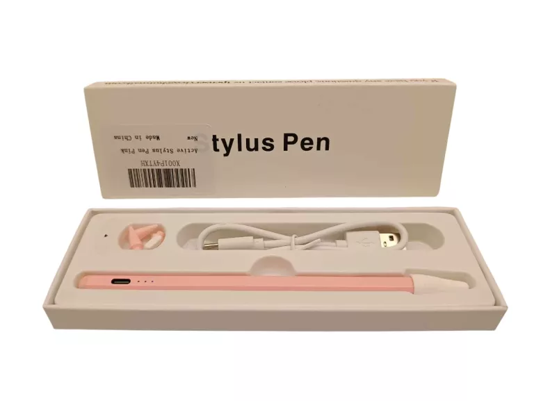 STYLUS PEN RYSIK RÓŻOWY KOMPLET