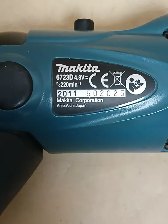 WKRETAK AKUMULATOROWY MAKITA 6723D