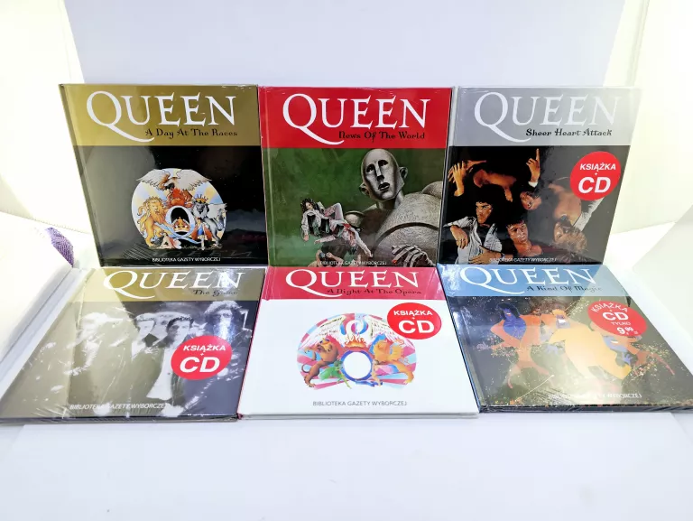 DYSKOGRAFIA QUEEN GAZETA WYBORCZA 24 CD KOLEKCJA