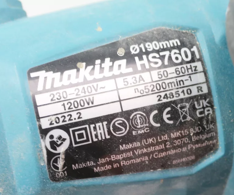 PIŁA TARCZOWA MAKITA HS7601