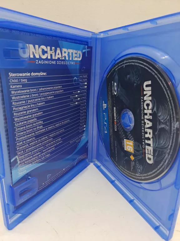 GRA NA PS4 UNCHARTED ZAGINIONE DZIEDZICTWO