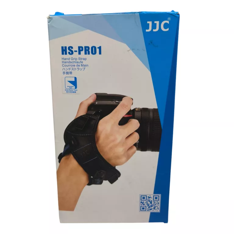 PASEK NADGARSTKOWY / GRIP JJC HS-PRO1M NIEBIESKI Z PŁYTKĄ TYPU ARCA SWISS