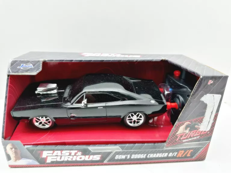 MODEL JADA TOYS FAST & FURIOUS DODGE CHARGER R/T 1:24 DOM'S CHARGER