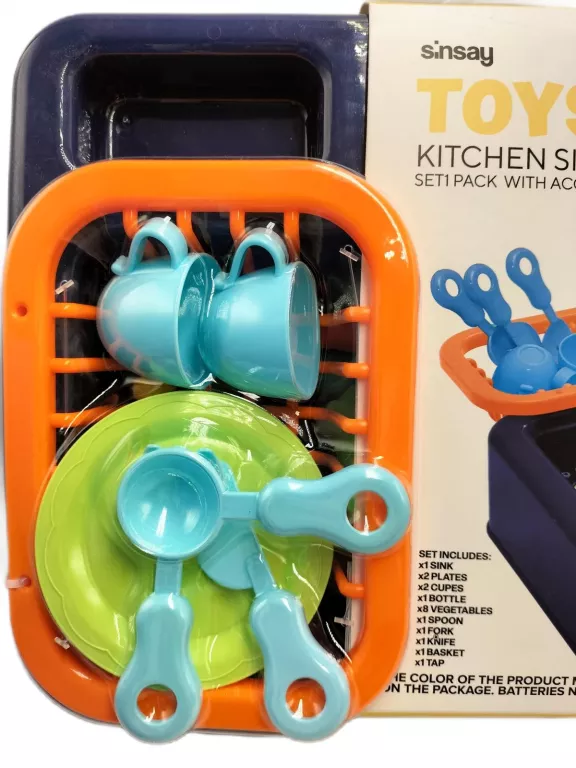 KITCHEN TOYS SINK WITCH ACCESSORIES