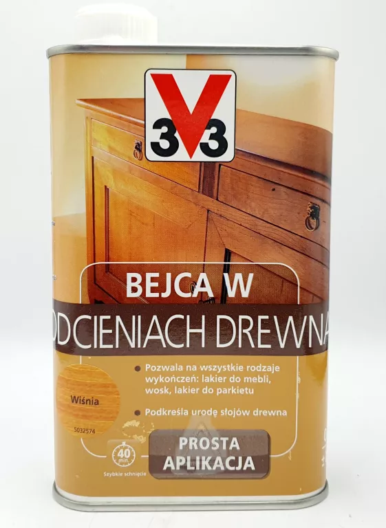 V33 BEJCA W ODCIENIACH DREWNA 0,5L WIŚNIA