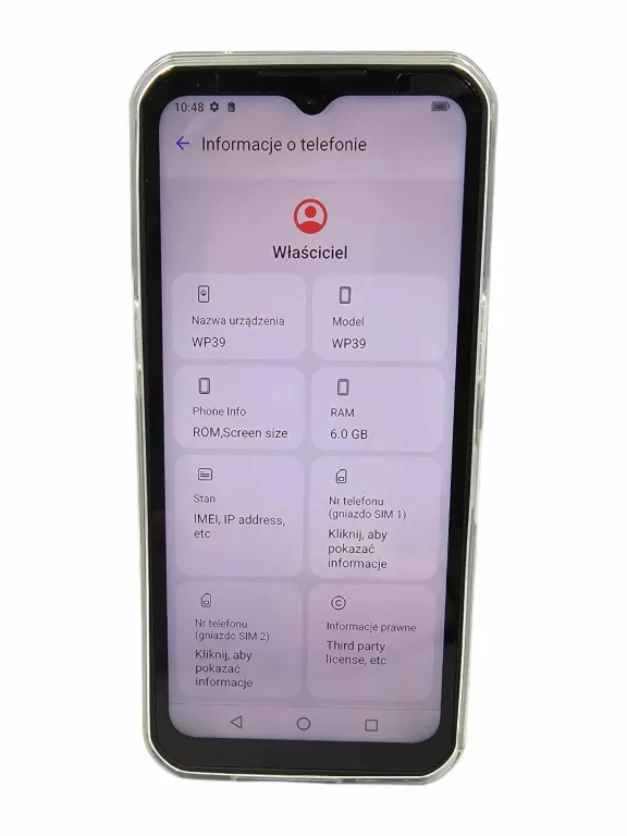 TELEFON PANCERNY SMARTFON OUKITEL WP39 6/256