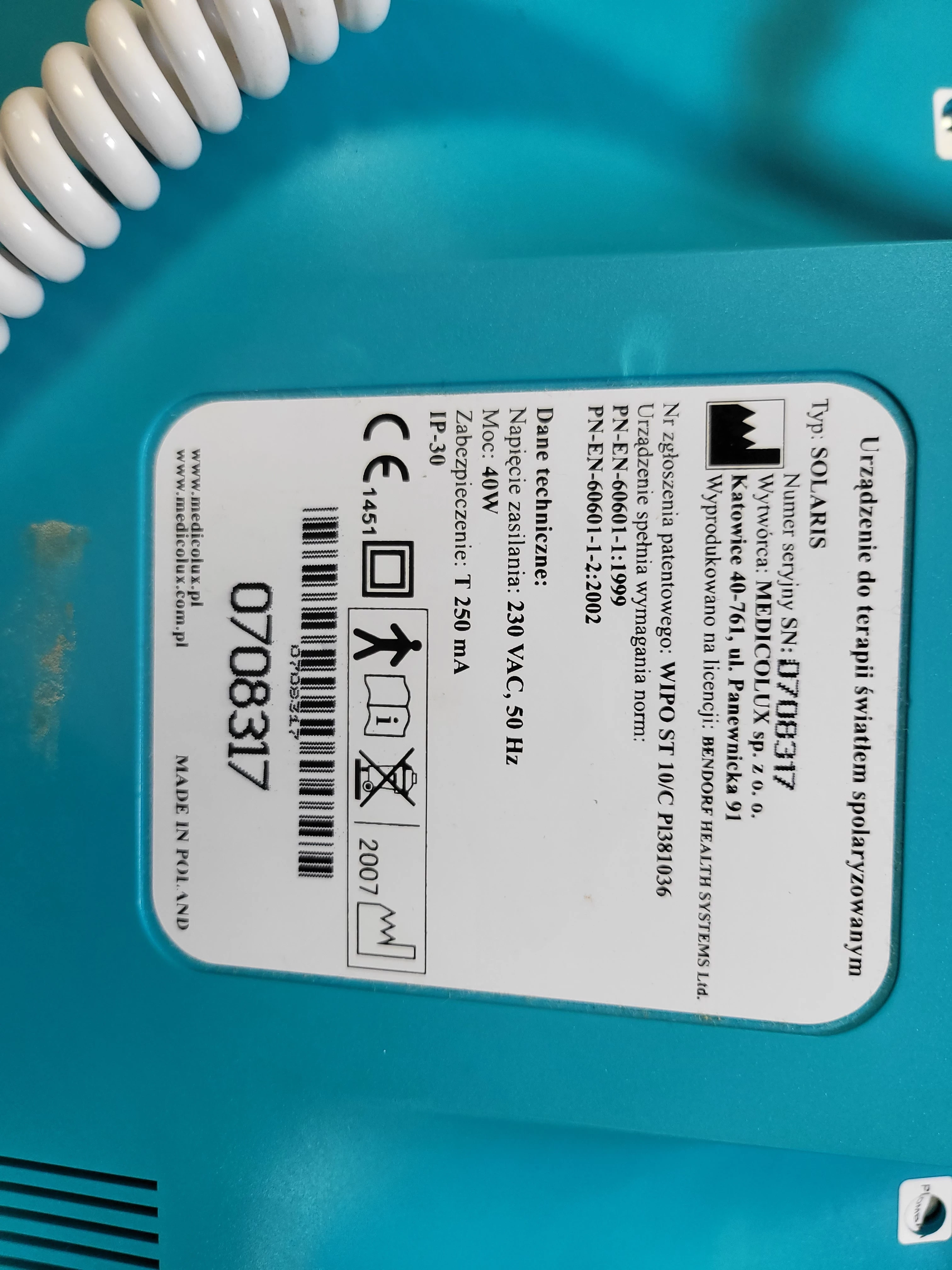 lampa-lecznicza-medicolux-solaris-model-medicolux