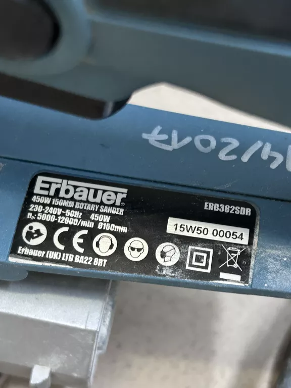 SZLIFIERKA MIMOŚRODOWA ERBAUER ERB382SDR