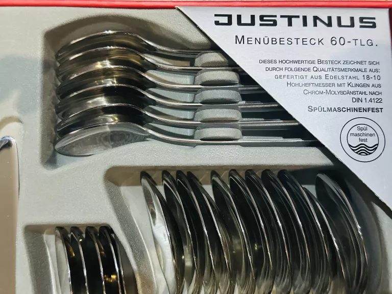 SZTUĆCE JUSTINUS PUSTA 60 SZTUK