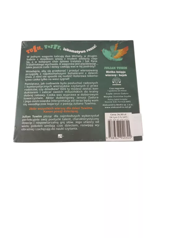 AUDIOBOOK JULIAN TUWIM WIELKA KSIĘGA WIERSZY I BAJEK