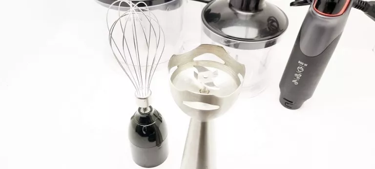 BLENDER RĘCZNY WIELOFUNKCYJNY 1000W ZESTAW HOFFEN Z MALAKSEREM HB-0535