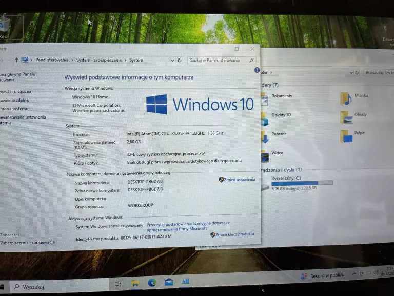 LAPTOP LENOVO MIIX 300-10IBY
