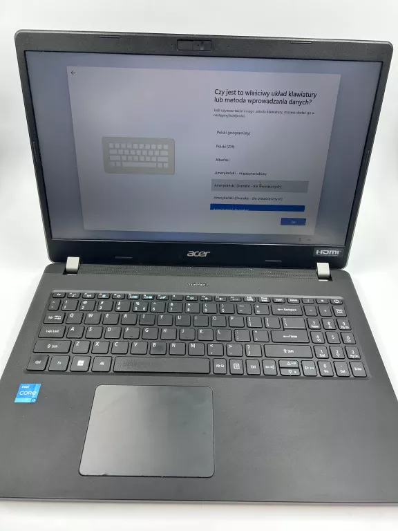 LAPTOP ACER TRAVELMATE P2 TMP215-53-36VS 8GB RAM/512GB/I3/W11