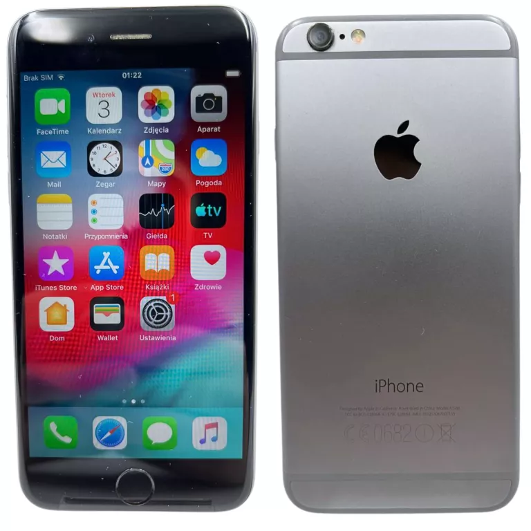TELEFON APPLE IPHONE 6 64GB MG4F2ZD/A / SREBRNY