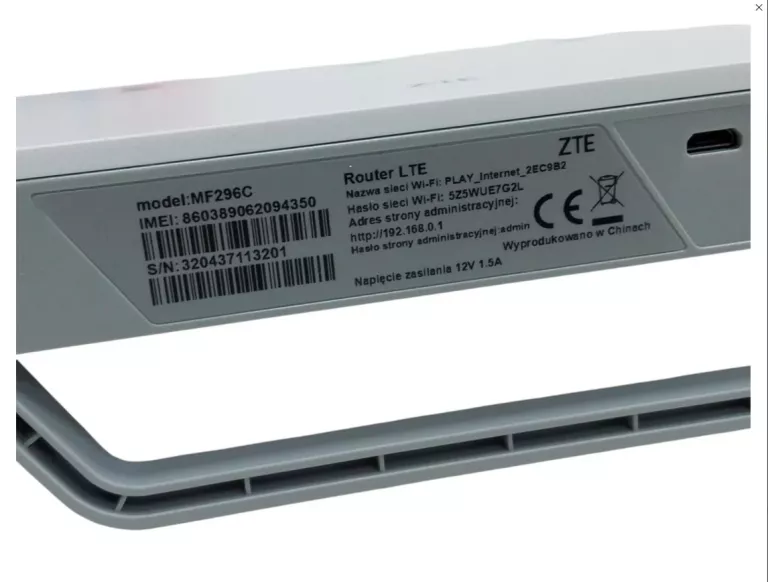 ROUTER ZTE MF296C