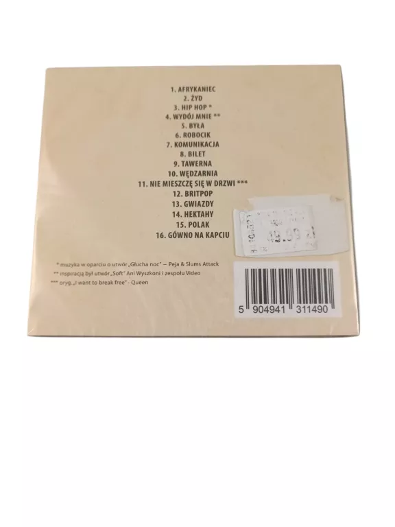 ŁYDKA GRUBASA: BĄŻ WOA CD
