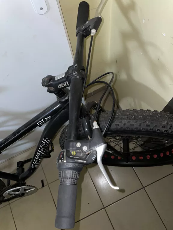 ROWER MTB INDIANA FAT BIKE M18 RAMA 18 CALI KOŁO 26 " CZARNY