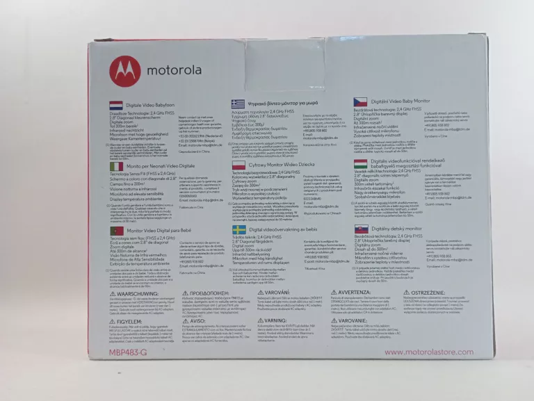 MOTOROLA MBP483 NIANIA ELEKTRONICZNA KAMERA