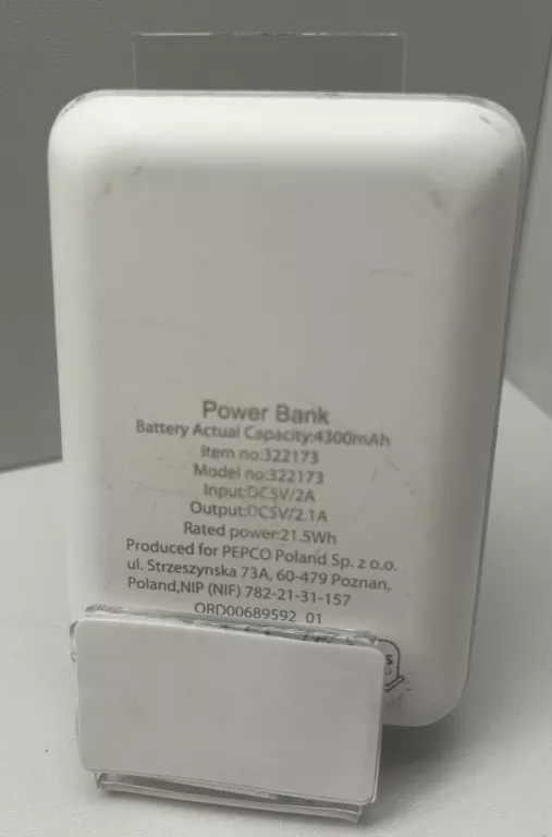 POWERBANK BIAŁY