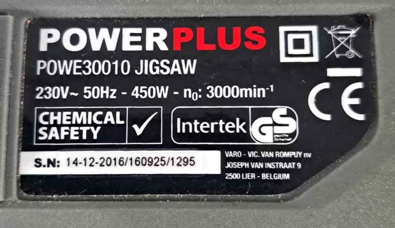 WYRZYNARKA POWER PLUS POWE30010