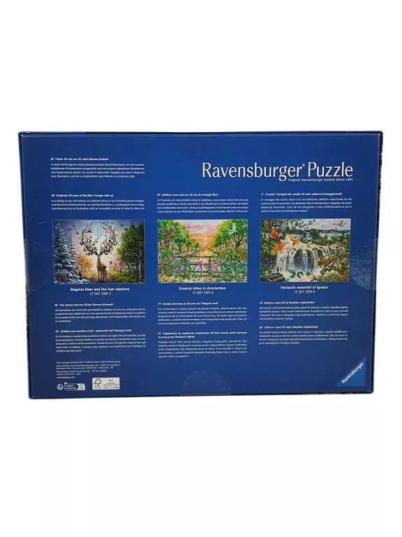 RAVENSBURGER MAGICAL DEER AND THE FOUR SEASONS PUZZLE 70X50CM 1008 EL.