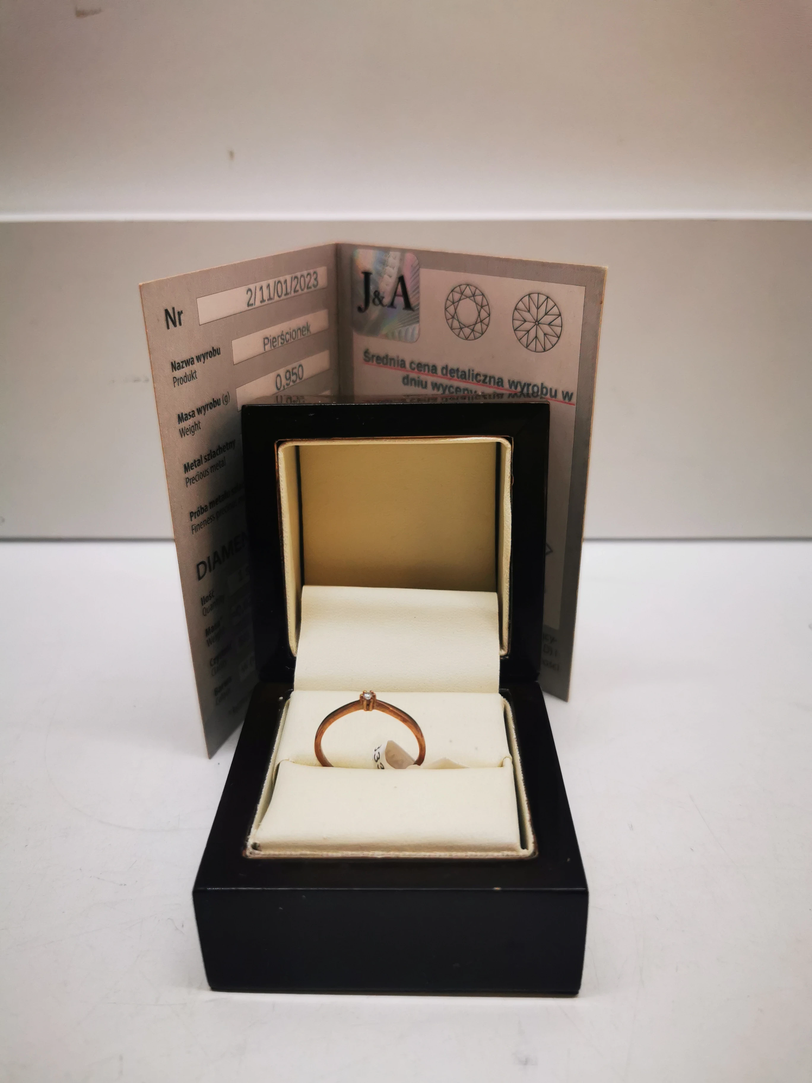 zloty-pierscionek-095g333r13-certyfikat-dlugosza-45-nowy-sacz-sj