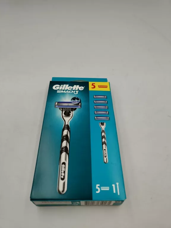 GILLETTE MACH3 MASZYNKA DO GOLENIA + 5 OSTRZY