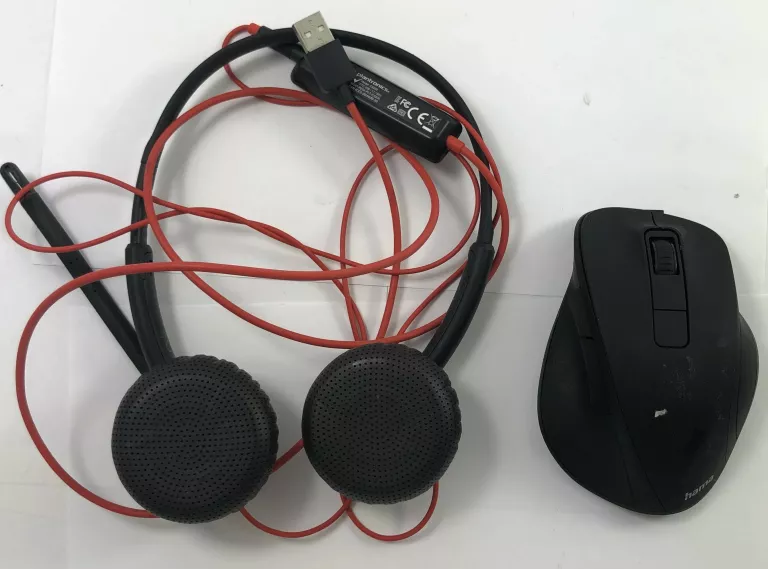 SŁUCHAWKI PLANTRONICS C3200 & MYSZKA HAMA 00173032
