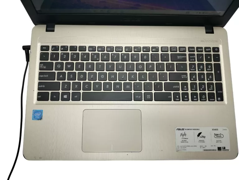 LAPTOP ASUS X540SA 15,6" INTEL CELERON N3050 4GB RAM 64GB SSD