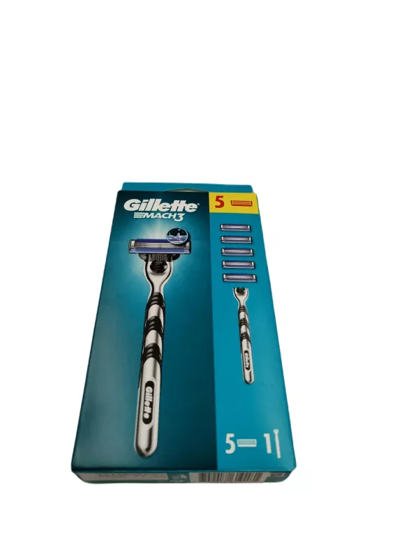 GILLETTE MACH3 MASZYNKA DO GOLENIA + 5 OSTRZY