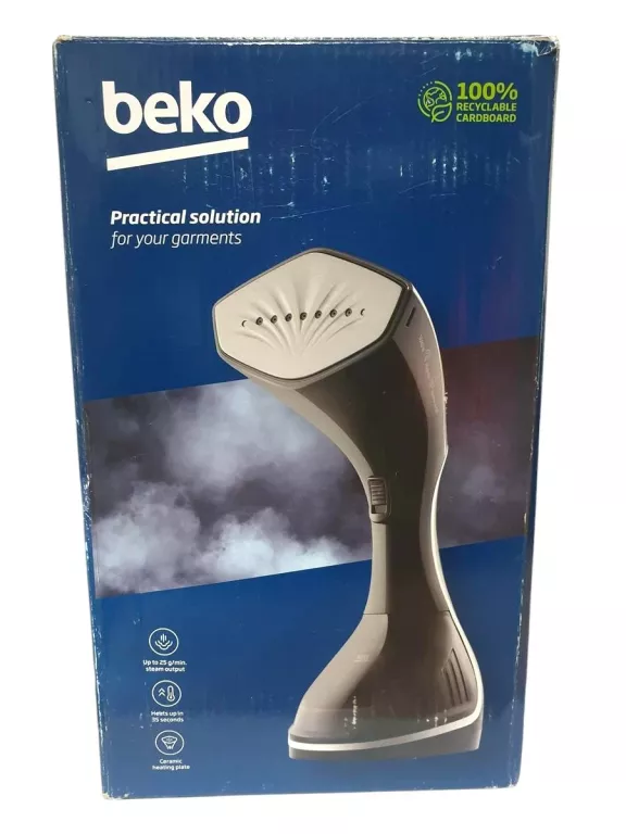 PAROWNICA DO UBRAŃ BEKO STM4116B 1600W 25G/MIN STEAMER DO UBRAŃ