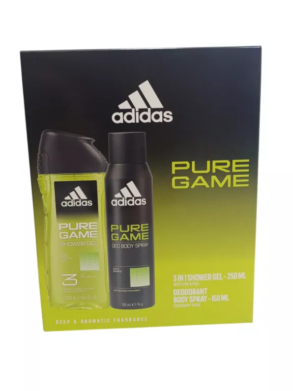 ADIDAS MEN ZESTAW PURE GAME 2 ELEMENTY ŻEL DEO