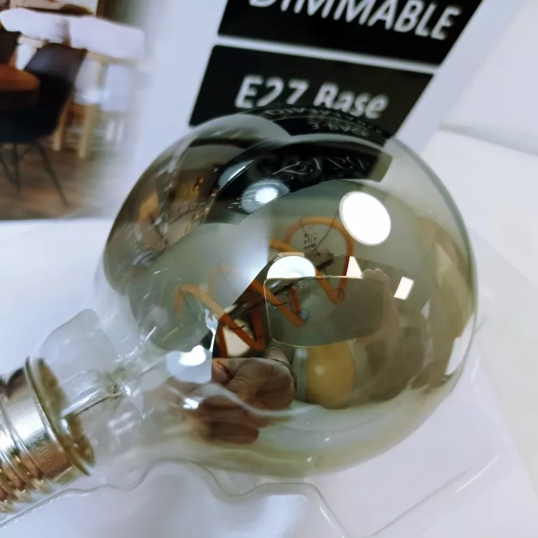 3SZT ŻARÓWKA LED E27 FILAMENT 6W EDISON OZDOBNA G80 DEKORACYJNA