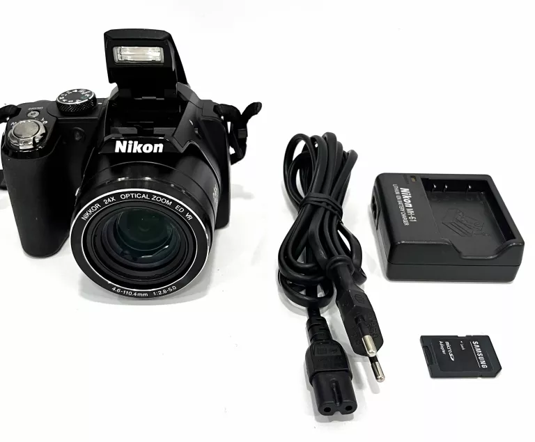 NIKON COOLPIX P90 + ŁADOWARKA, KARTA PAMIĘCI *OPIS*