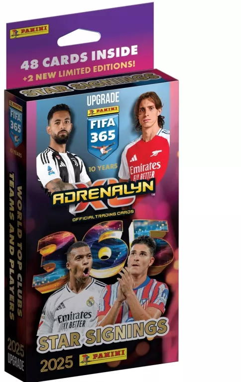 KARTY PANINI FIFA 365 ADRENALYN 2025 STAR SIGNINGS 48 KART 2 LIMITED MBAPP