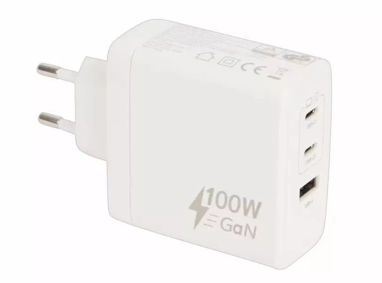 ŁADOWARKA SZYBKA 100W ŚCIENNA RE-LOAD GAN TECH 3 PORT USB-A + 2 X USB-C