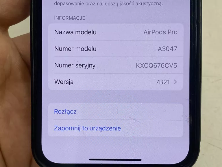 SŁUCHAWKI APPLE AIRPODS PRO (2ND GEN) KONTO ICLOUD