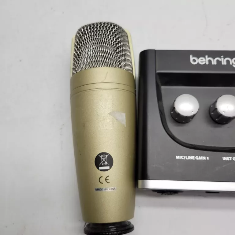 MIKROFON BEHRINGER C1 + INTERFEJS