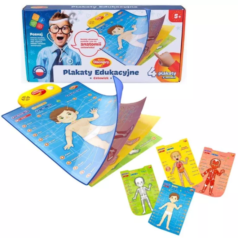 PLAKATY EDUKACYJNE DUMEL DISCOVERY CZŁOWIEK