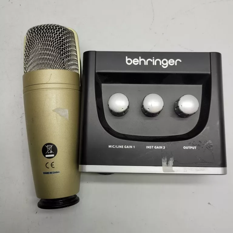MIKROFON BEHRINGER C1 + INTERFEJS