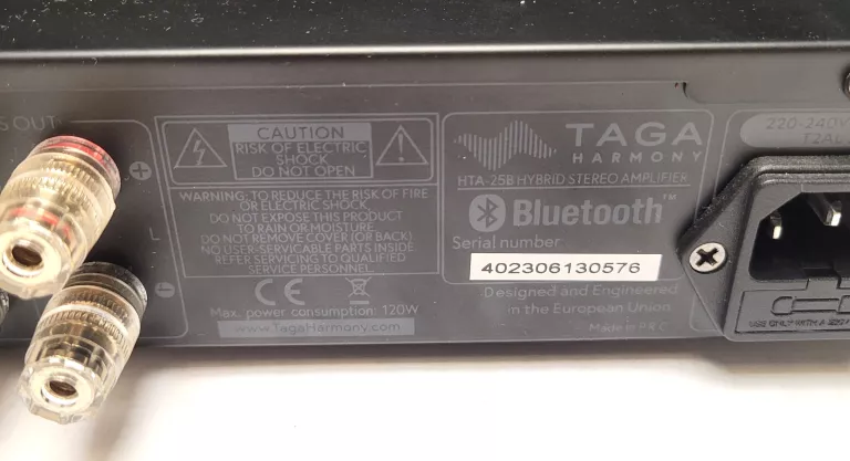 WZMACNIACZ LAMPOWY TAGA HARMONY HTA25B / 120W
