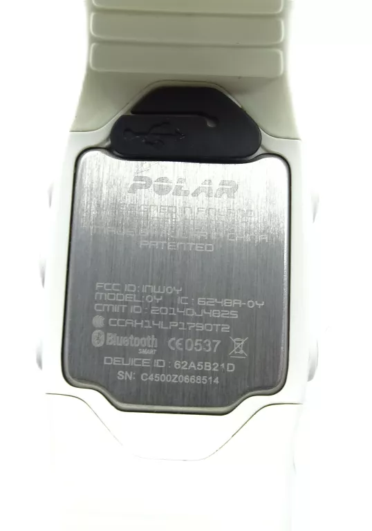 SMARTWATCH SPORTOWY POLAR M400 BIAŁY