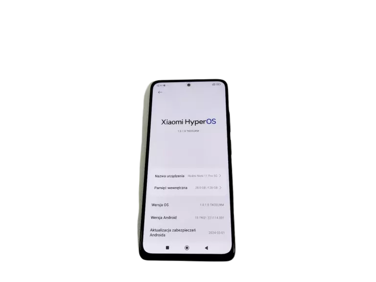 SMARTFON XIAOMI REDMI NOTE 11 PRO 6/128GB 6,67" 120HZ 108MPIX SZARY