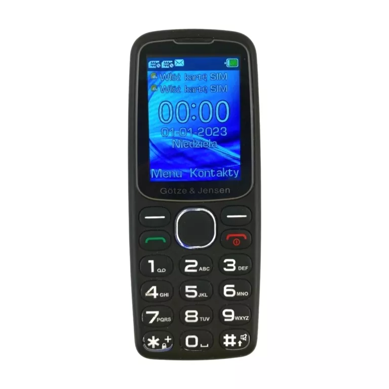 TELEFON KOMÓRKOWY DLA SENIORA GOTZE & JENSEN GFE37 (WADA MIKROFONU!!!)