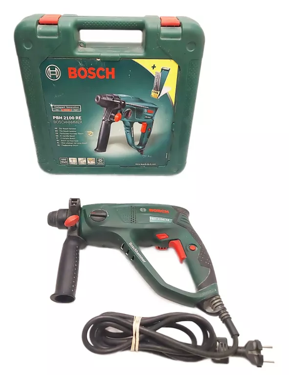 MŁOTOWIERTARKA BOSCH PBH 2100RE + WALIZKA