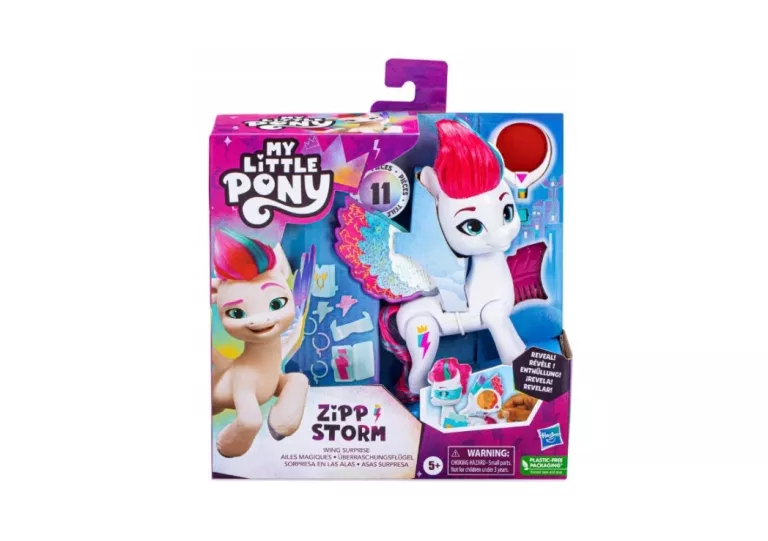 MY LITTLE PONY KUCYK ZE SKRZYDŁAMI FIGURKA ZIPP STORM + AKCESORIA