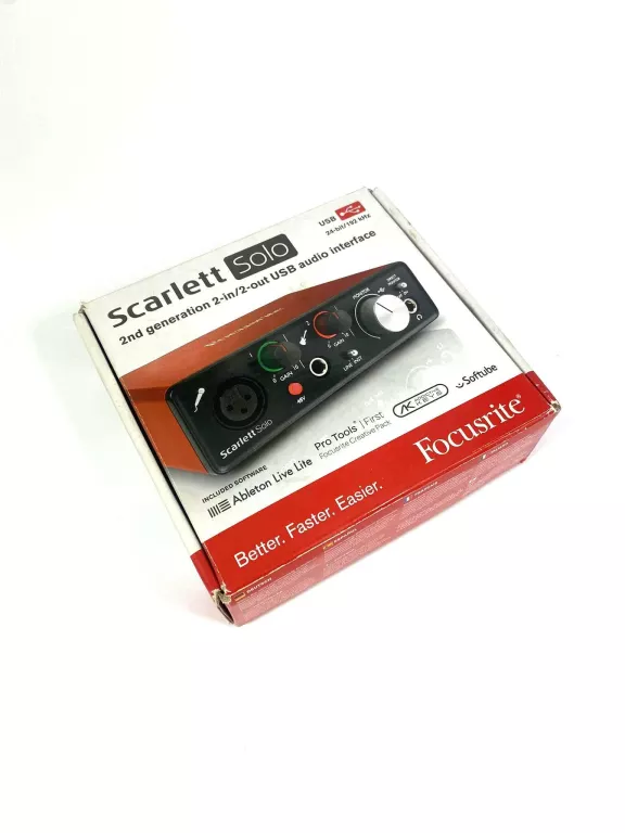 INTERFEJS FOCUSRITE SCARLETT SOLO 4TH GEN KOMPLET