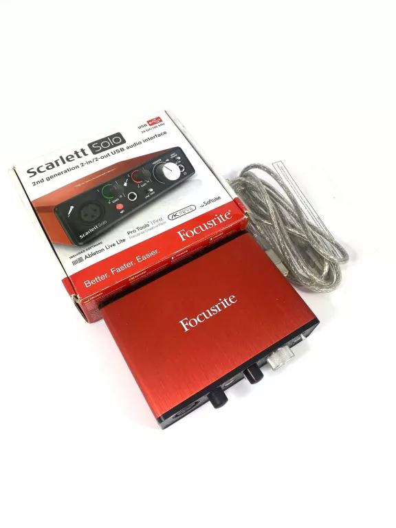 INTERFEJS FOCUSRITE SCARLETT SOLO 4TH GEN KOMPLET