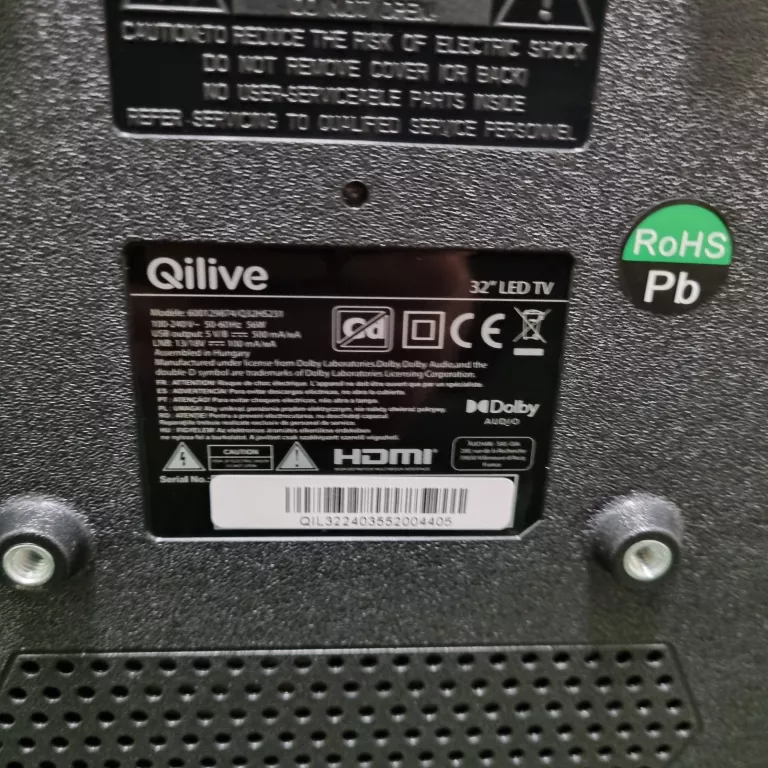NOWY TELEWIZOR SMART TV QILIVE Q32HS231 32" WIFI HD TV STAN IGŁA